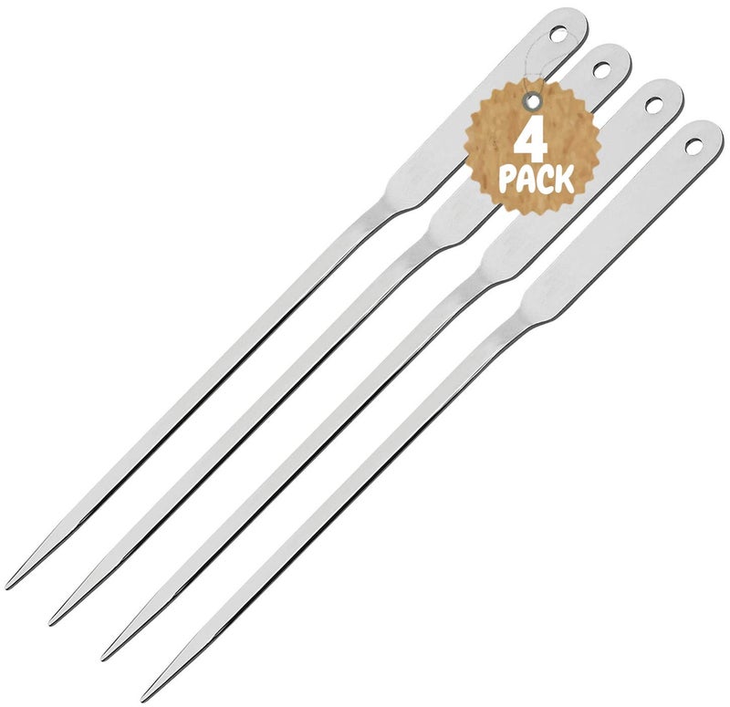 1InTheOffice Letter Opener, Stainless Steel Envelope Opener, Stainless Steel Hand Envelope Slitter (4 Pack) - Image 1